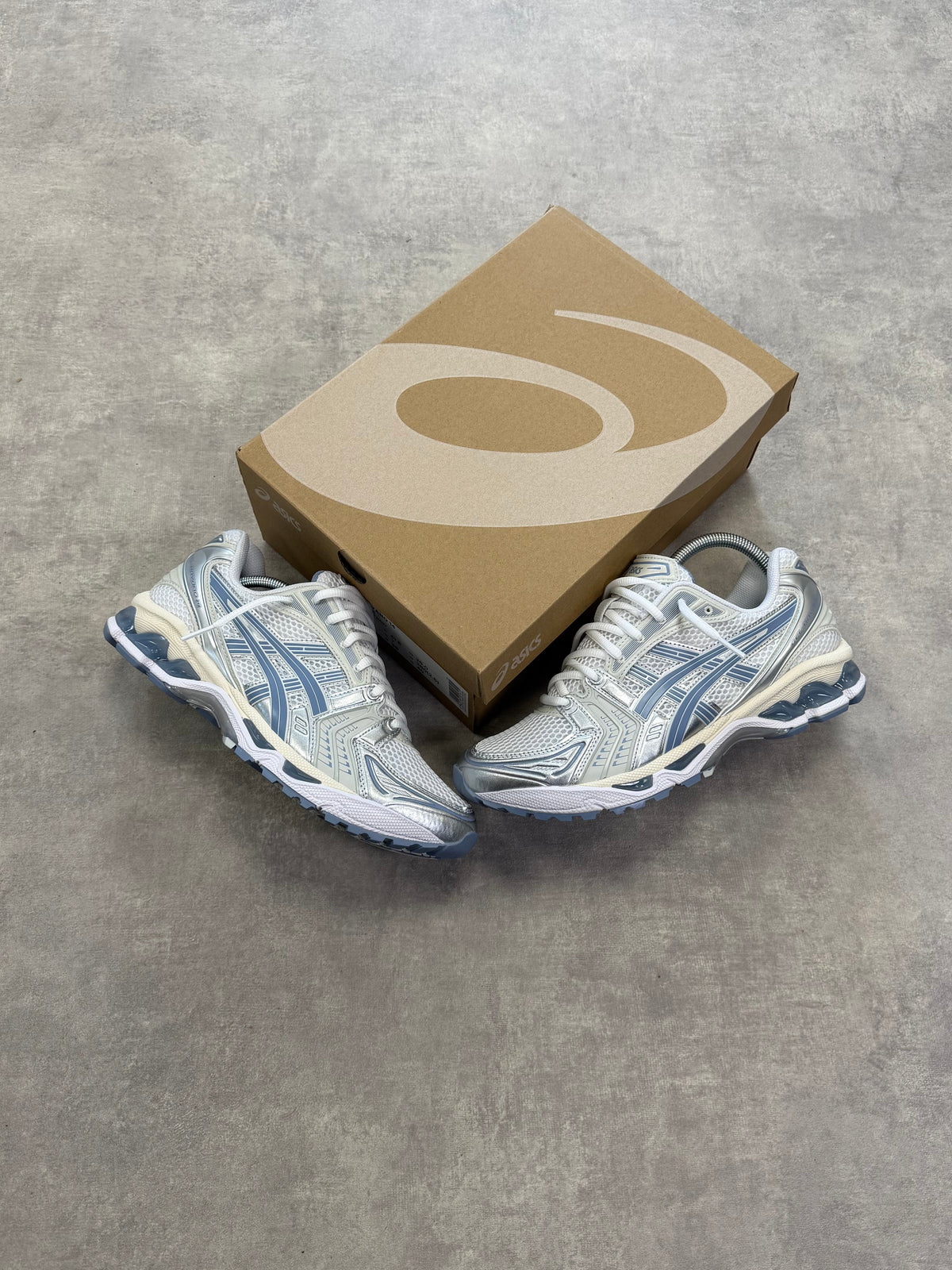 ASICS GEL-KAYANO 14 WHITE/LIGHT NAVY