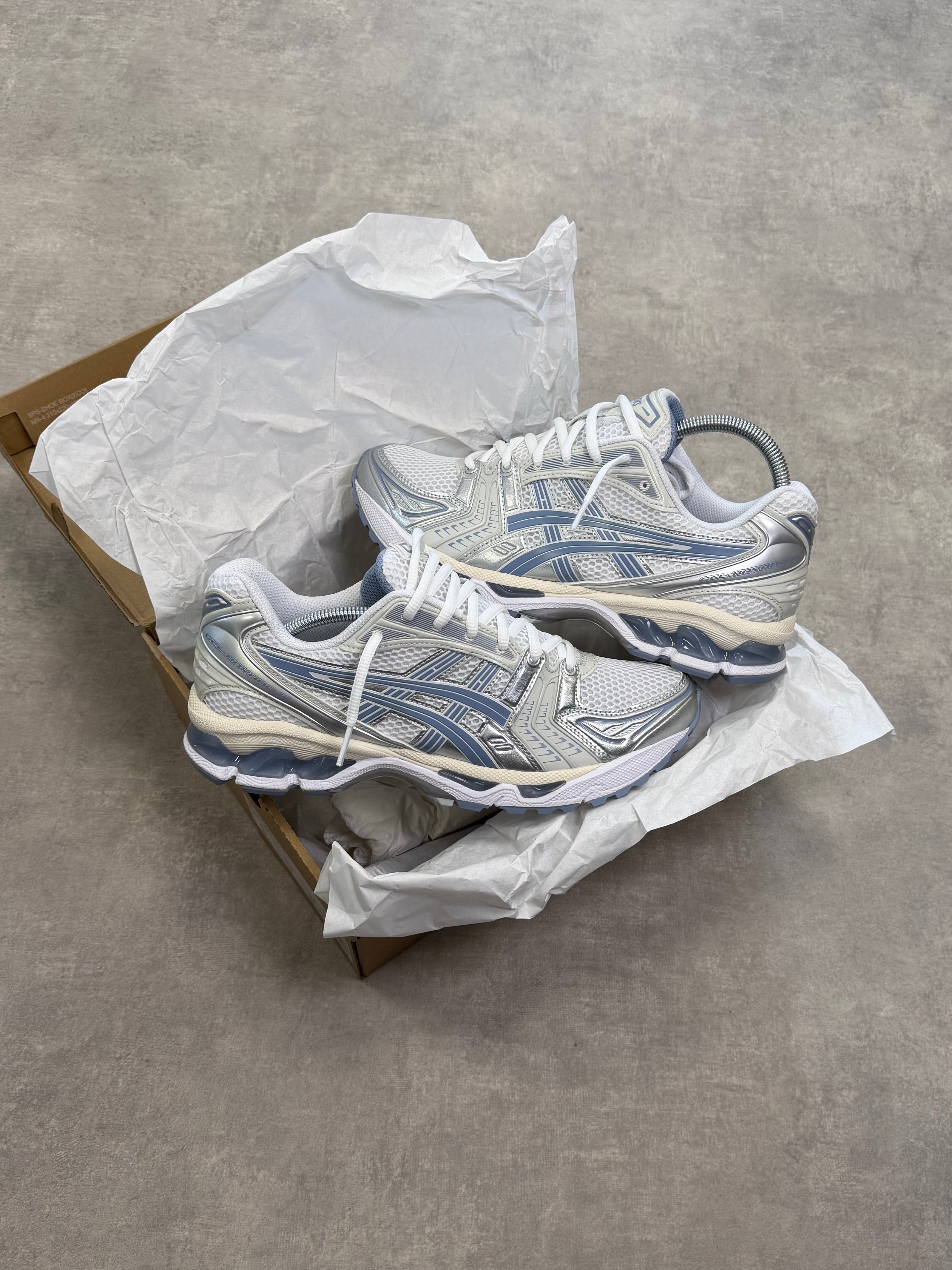 ASICS GEL-KAYANO 14 WHITE/LIGHT NAVY