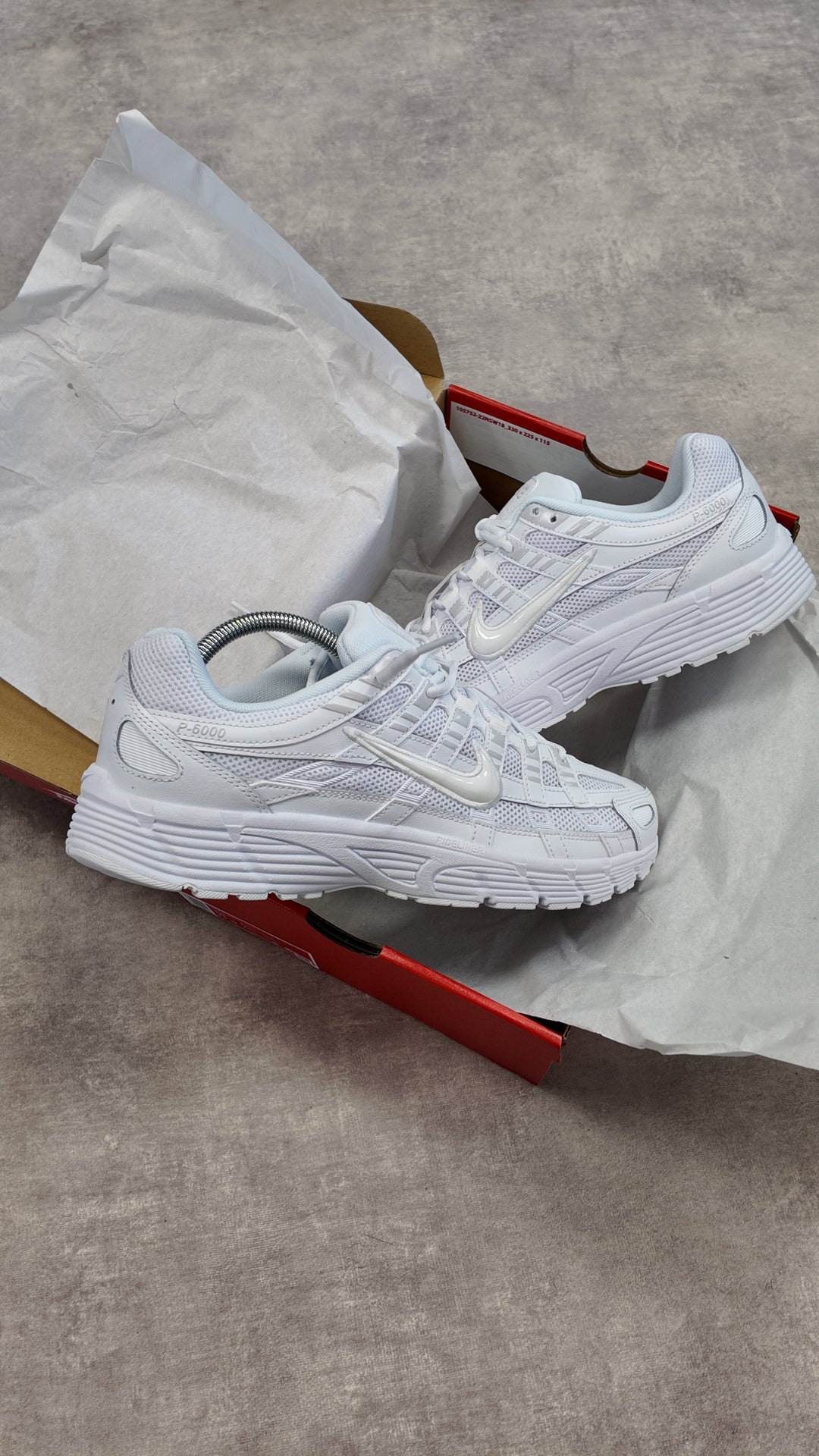 NIKE P-6000 TRIPLE WHITE