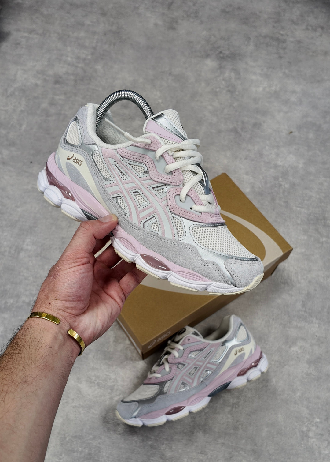 ASICS Gel-NYC – Concrete / Barely Rose