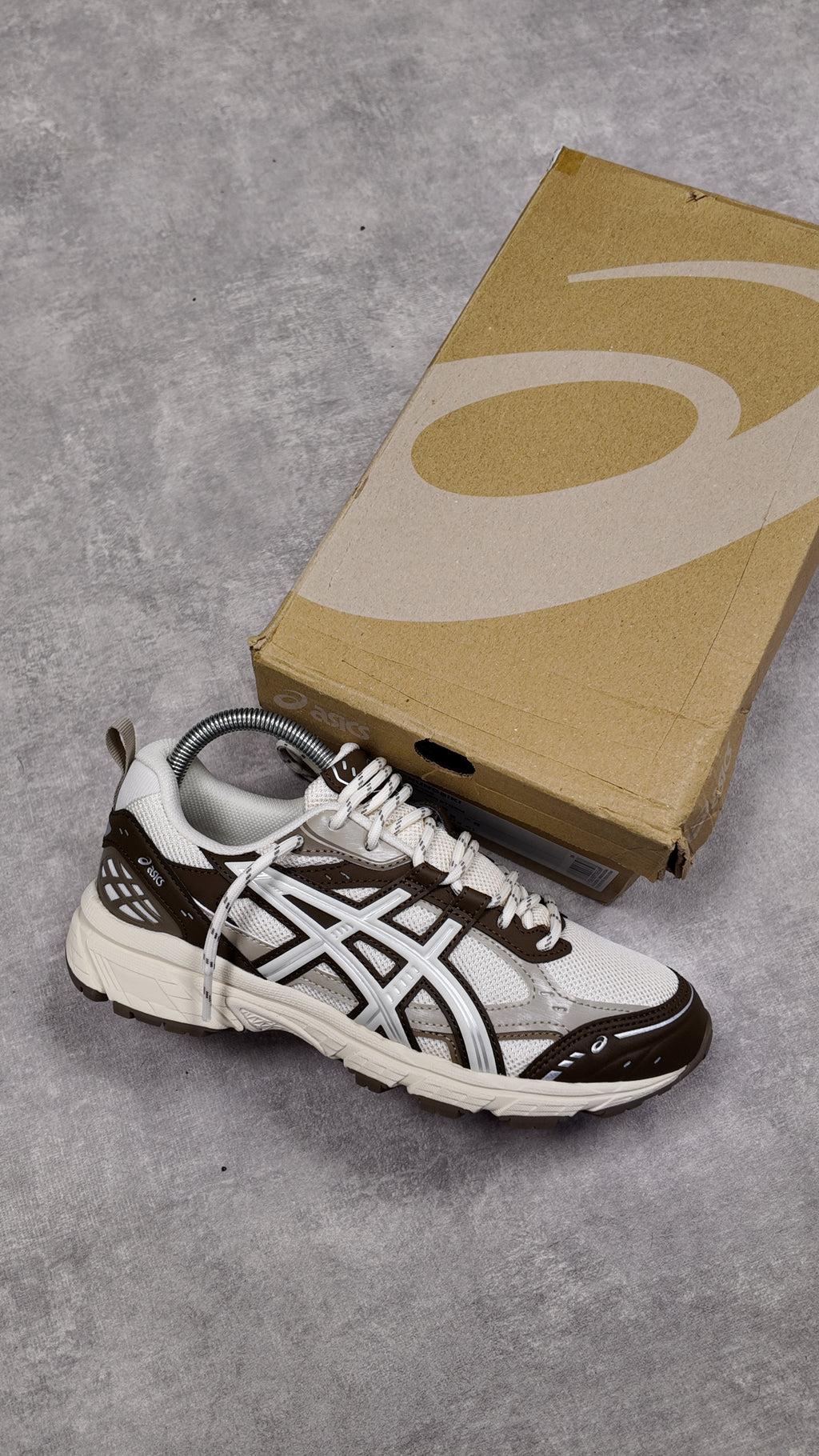 ASICS GEL-NUNOBIKI - CREAM/BROWN STORM
