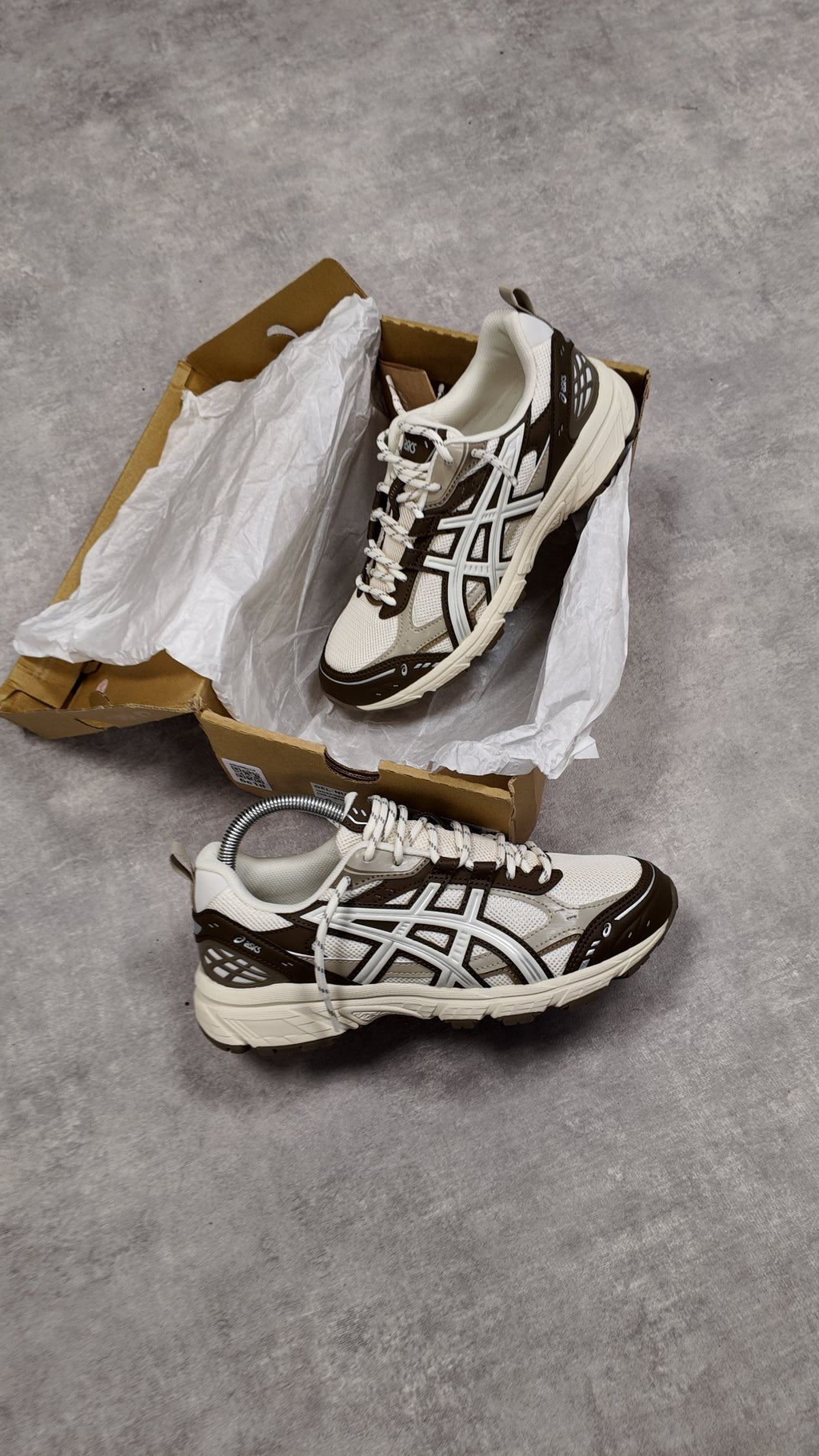 ASICS GEL-NUNOBIKI - CREAM/BROWN STORM