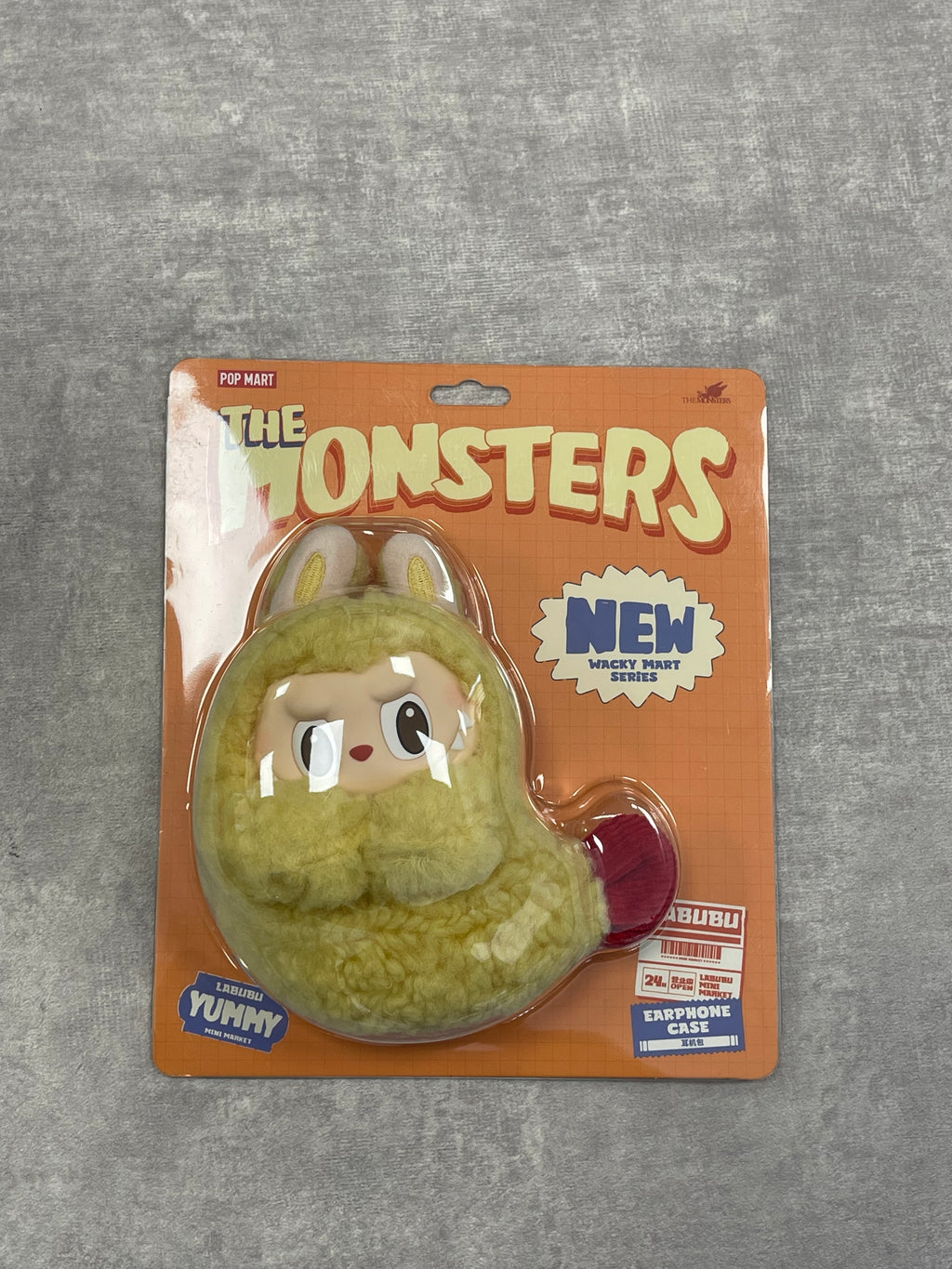 POP MART Labubu Monsters Wacky Mart Series Earphone Shrimp Tempura Bag