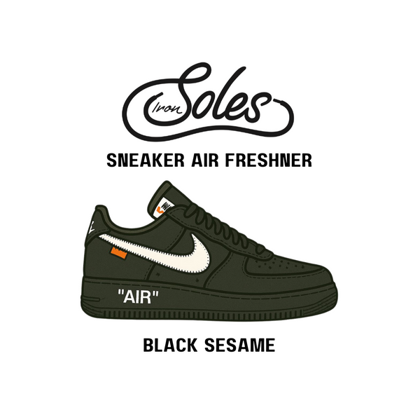 Sneaker Air Freshener Black Sesame