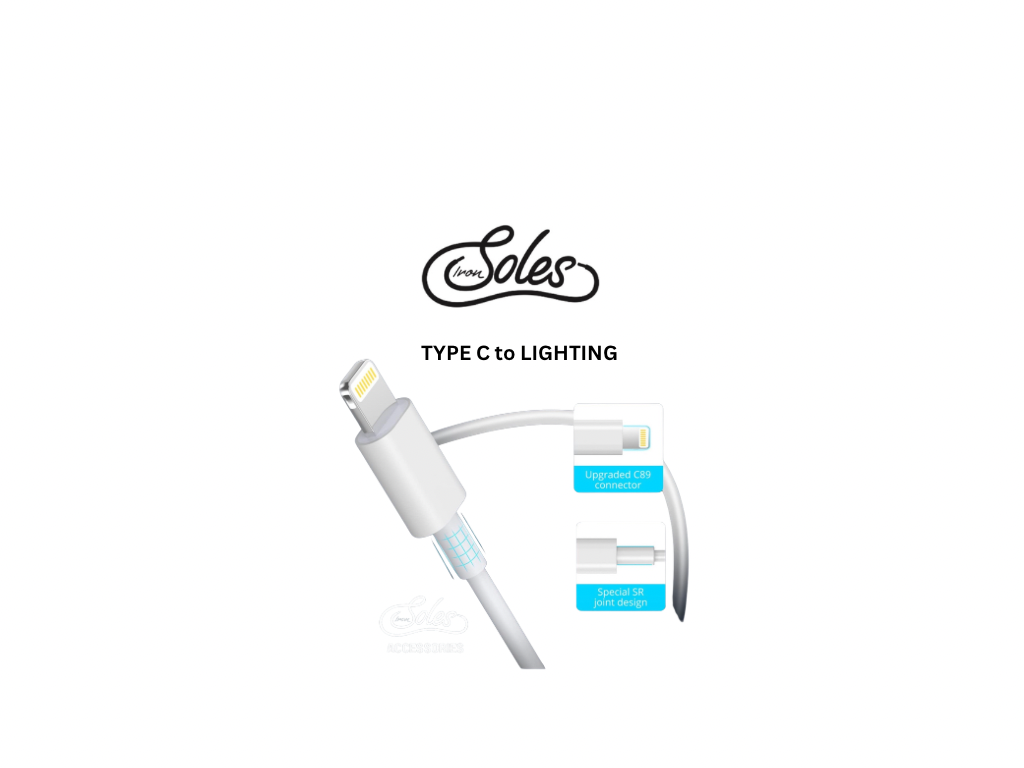 USB CHARGING CABLE TYPE-C TO LIGHTING