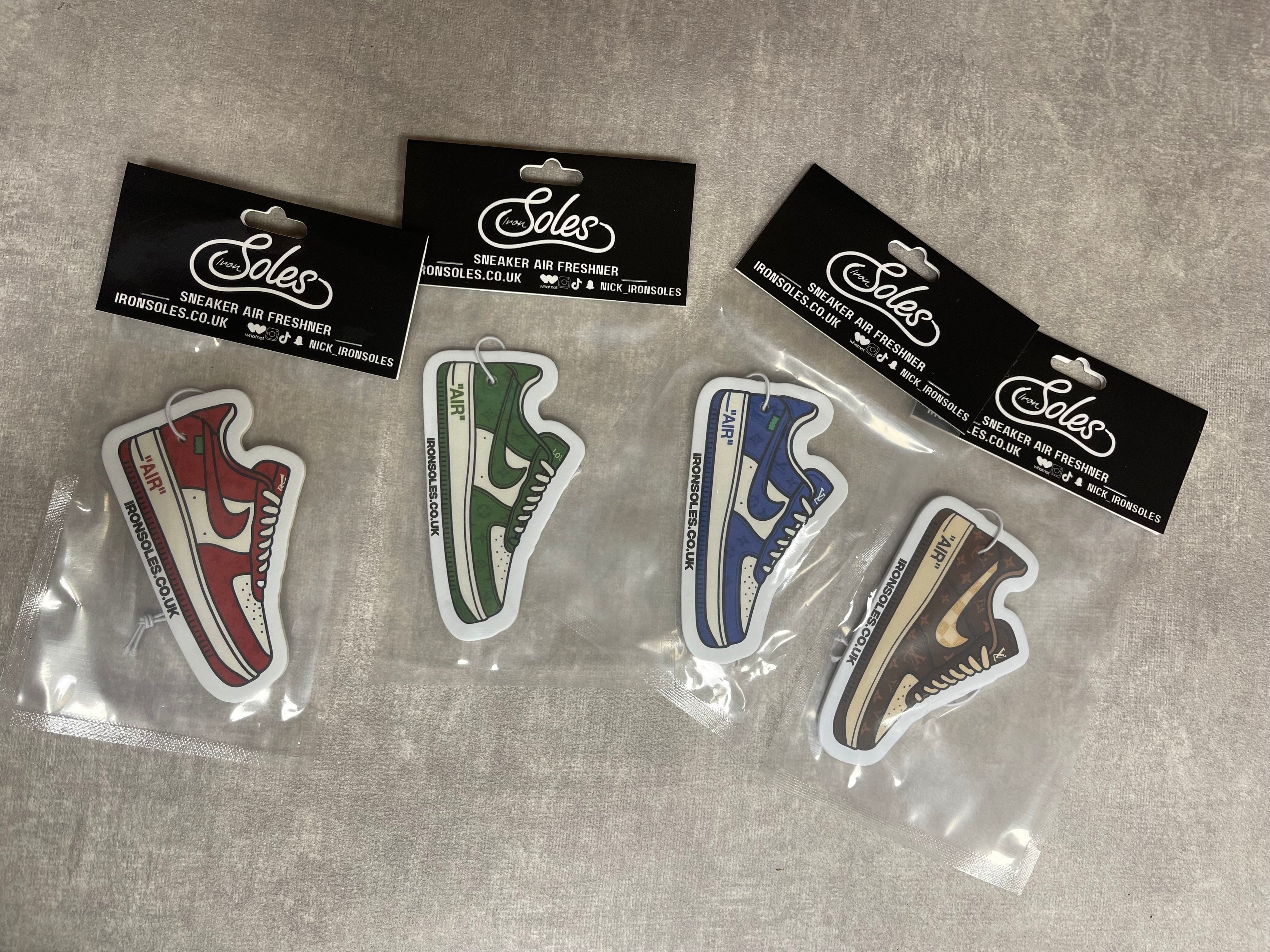 SNEAKER AIR FRESHENER  LV x AIR FORCE 1 Bundle x 4
