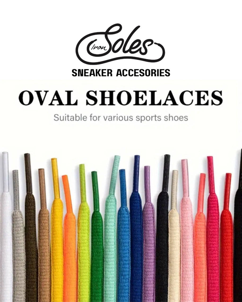OVAL SHOE LACES