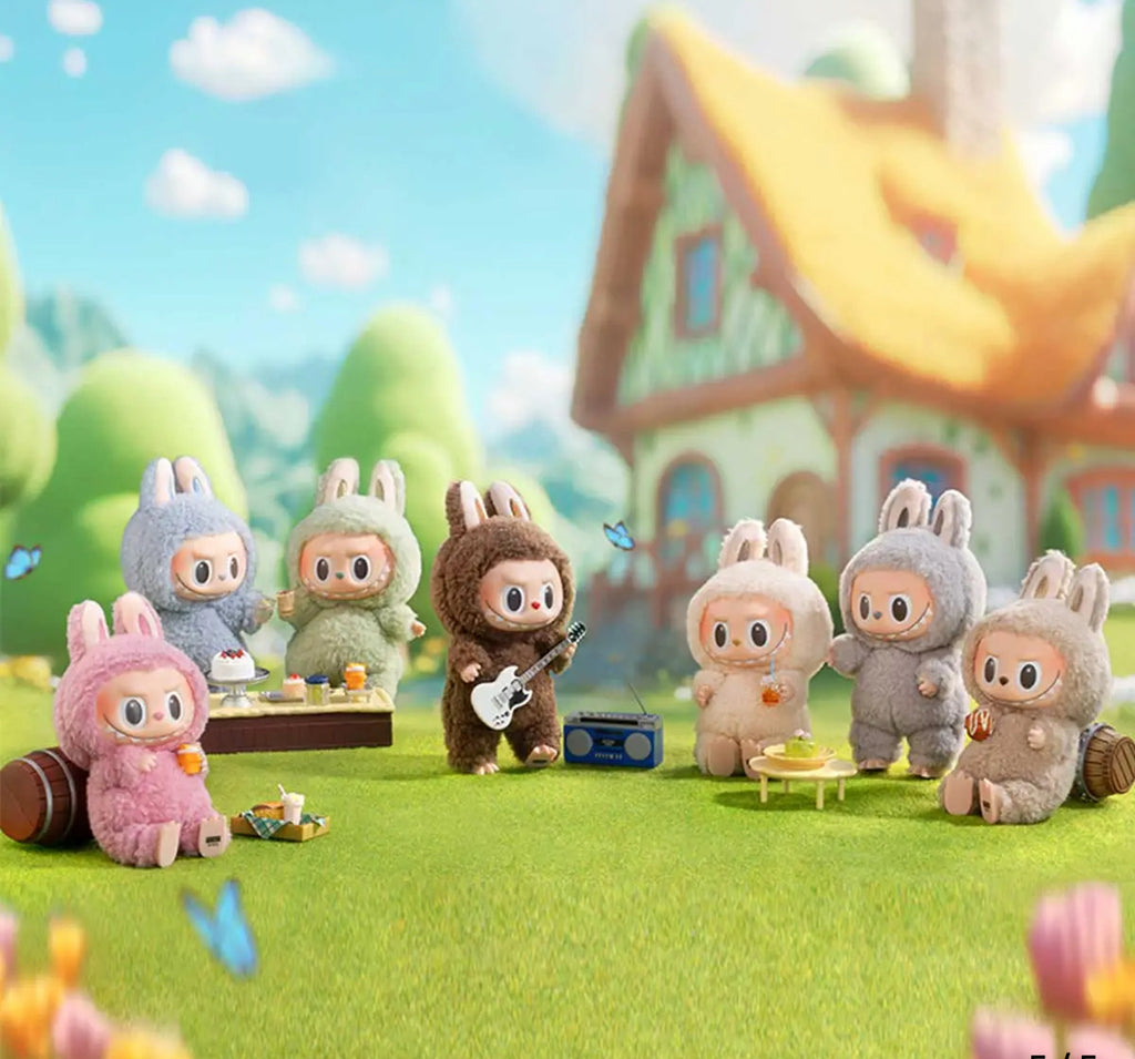 Pop mart The Monsters Labubu Exiting Macaroon