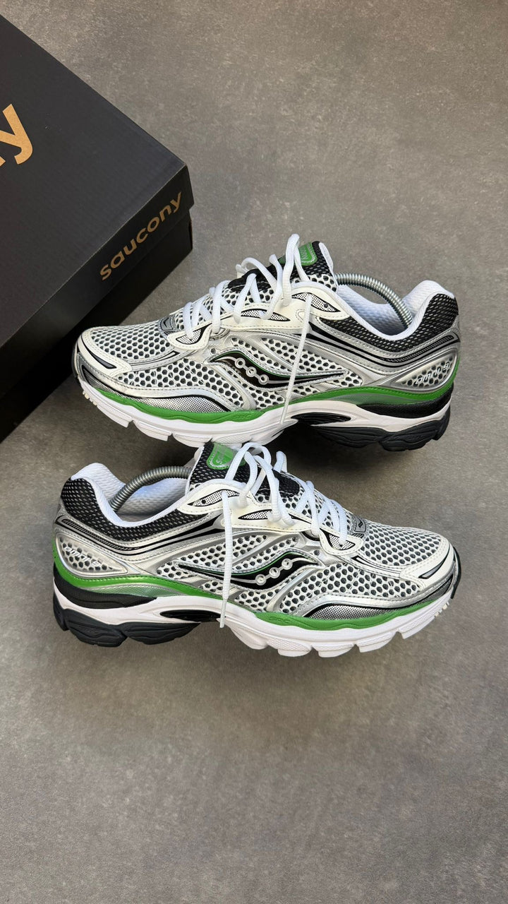 Saucony ProGrid Omni 9 – Silver / Green