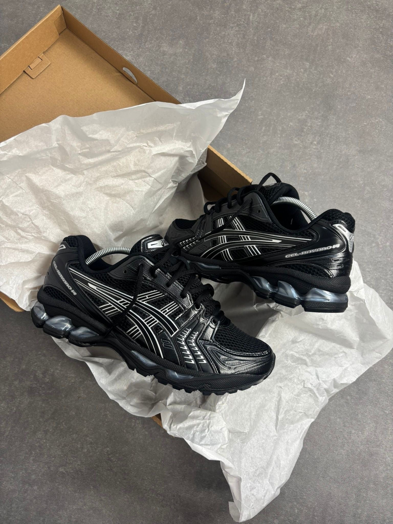 ASICS GEL-KAYANO 14 BLACK/PURE SILVER