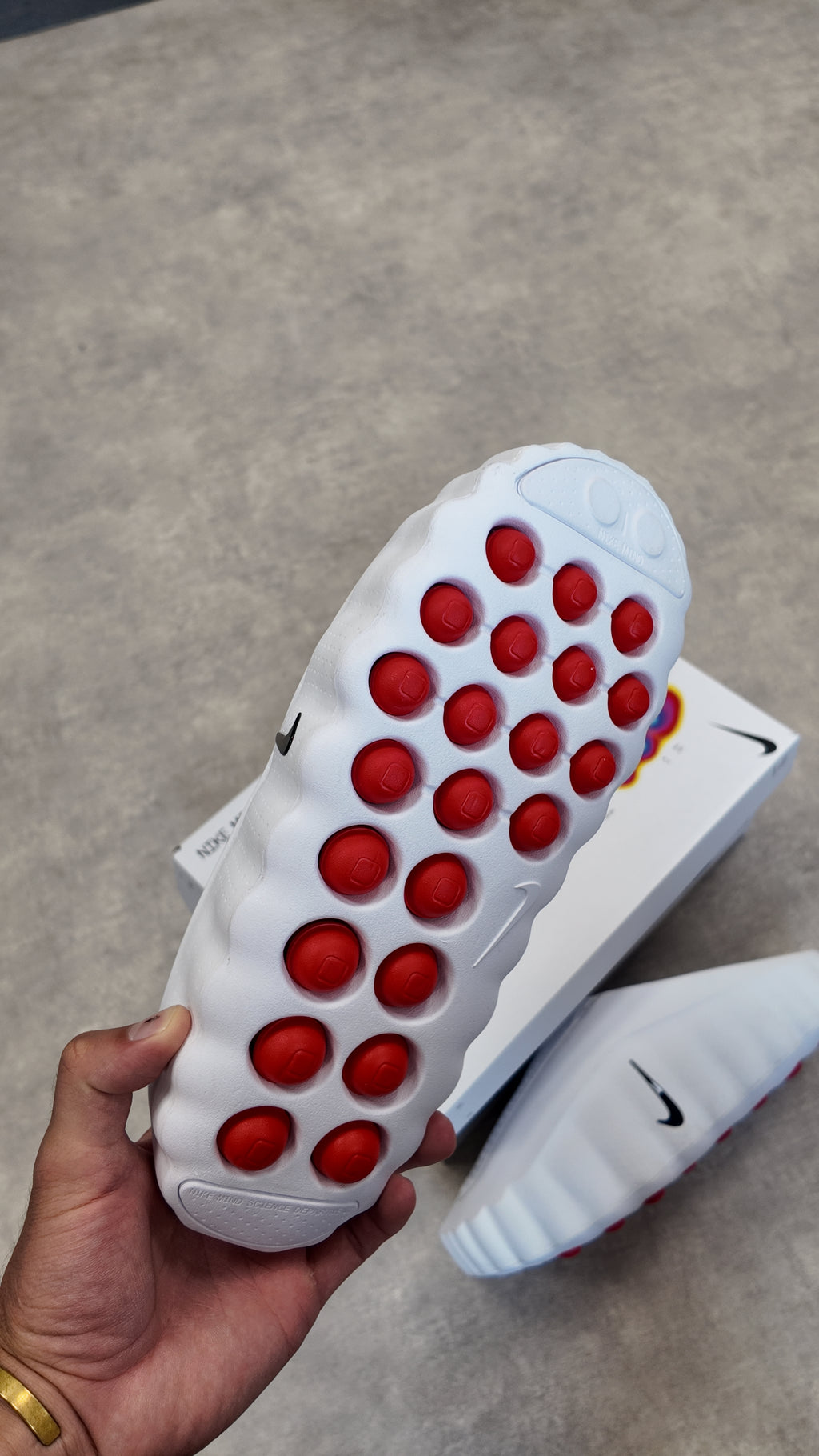 NIKE MIND 001 WHITE SPEED RED