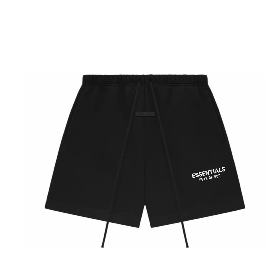 ESSENTIALS FEAR OF GOD SS25 SHORTS - JET BLACK