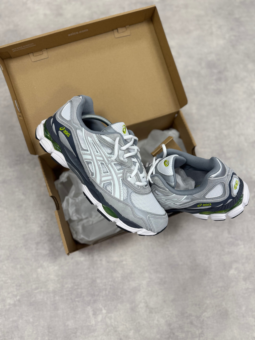 Asics Gel NYC Glacier Grey white