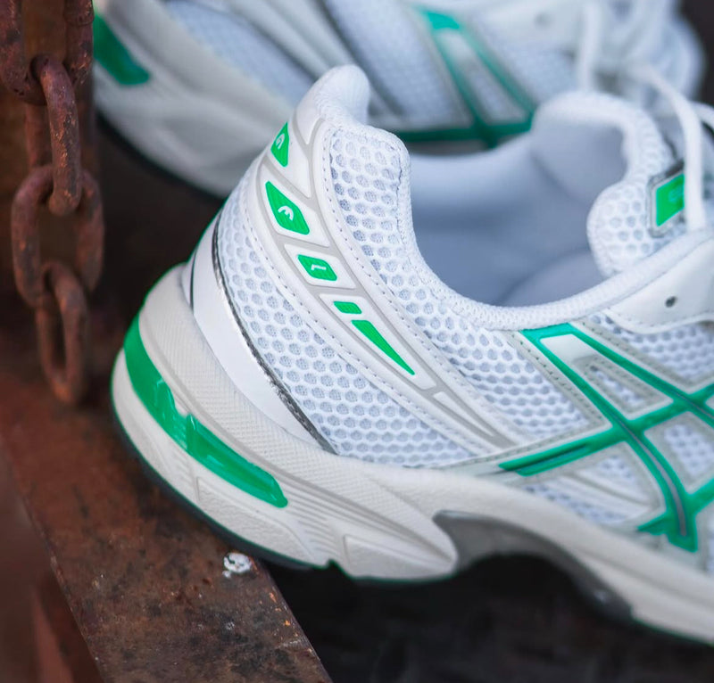ASICS GEL RUNNERS WHITE GREEN