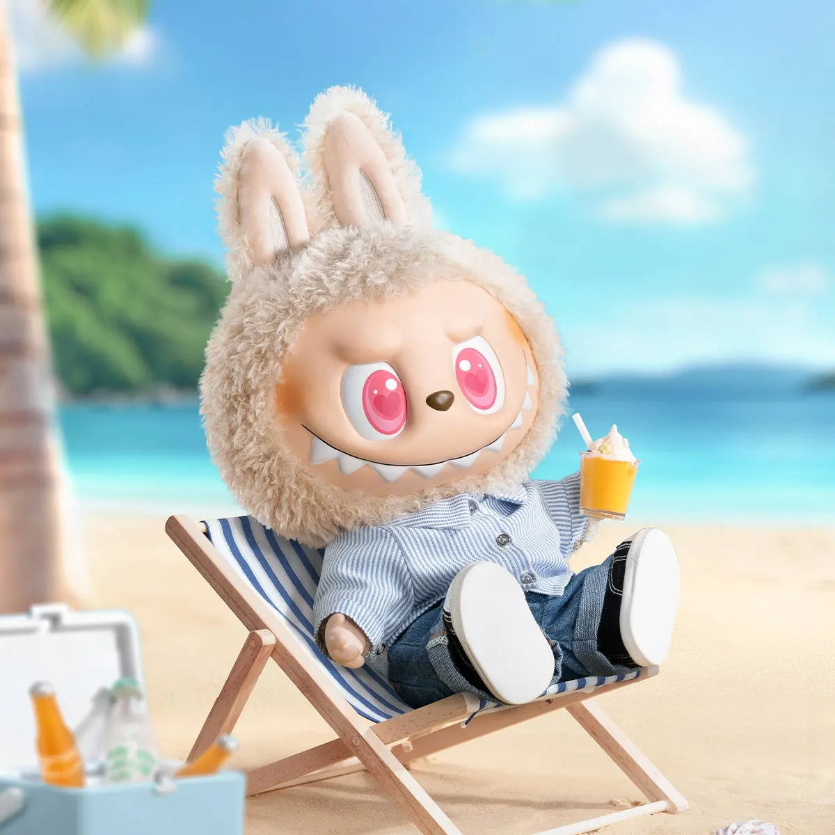 Pop mart the monsters labubu flip with me