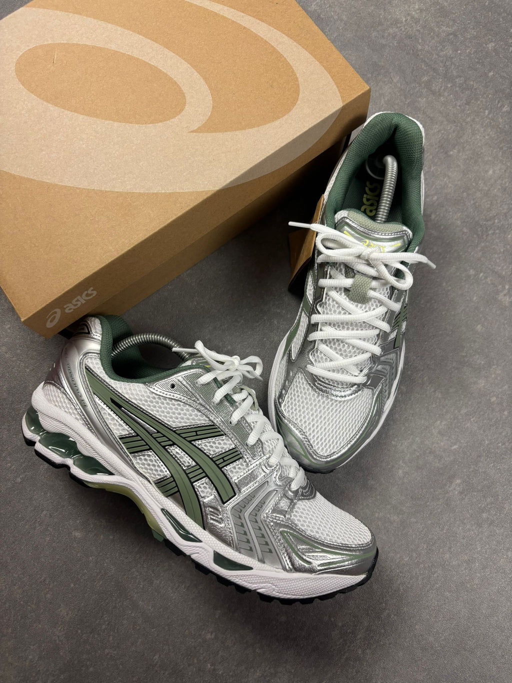 ASICS GEL-KAYANO 14 white Slate/grey