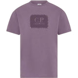 C.P block logo T-shirt Purple Dove