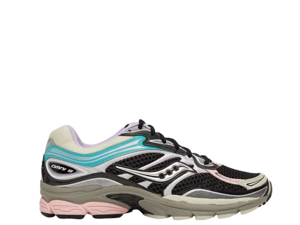 SAUCONY PROGRID OMNI 9 BLACK/MULTI COLOUR