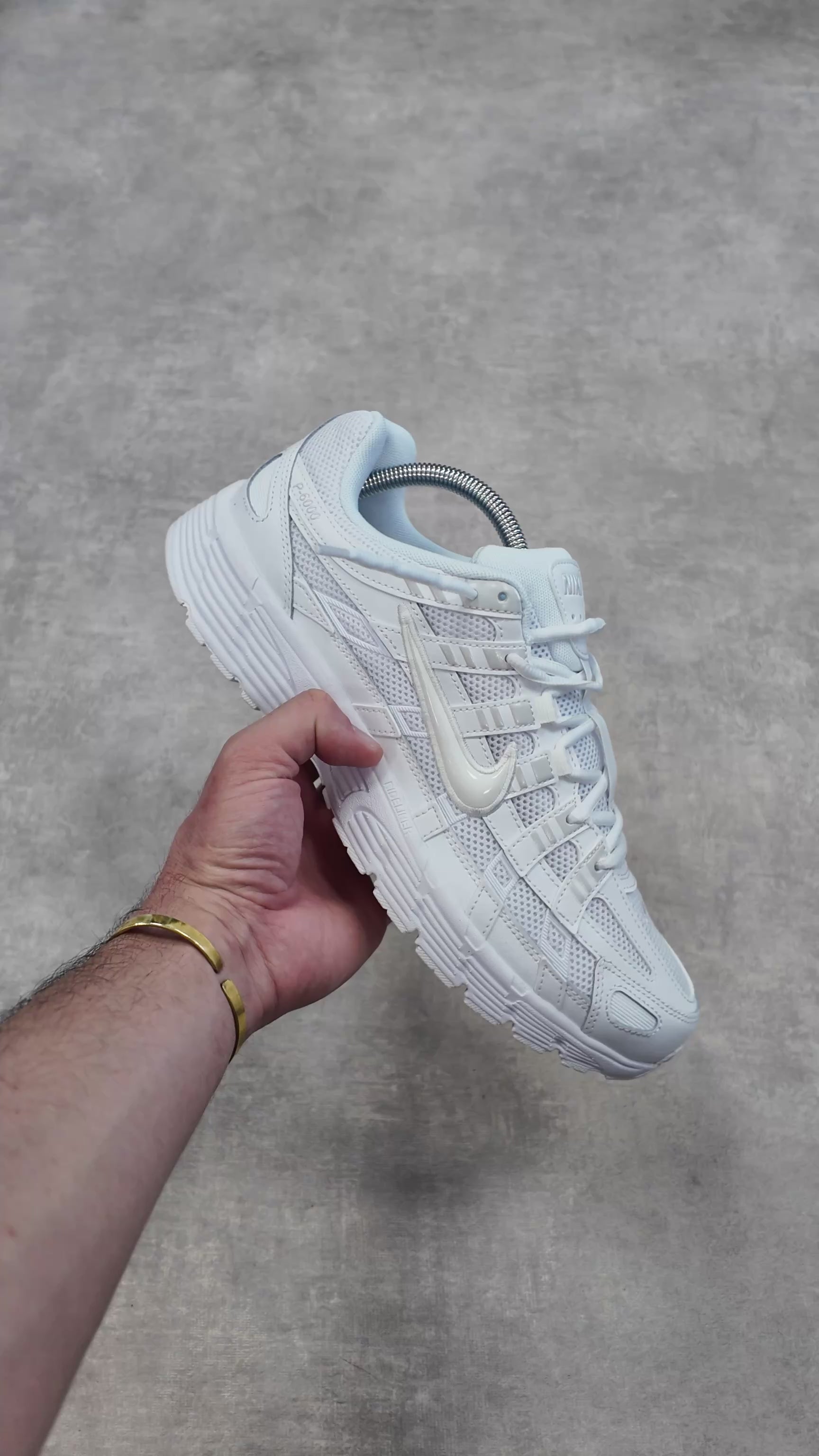 NIKE P-6000 TRIPLE WHITE